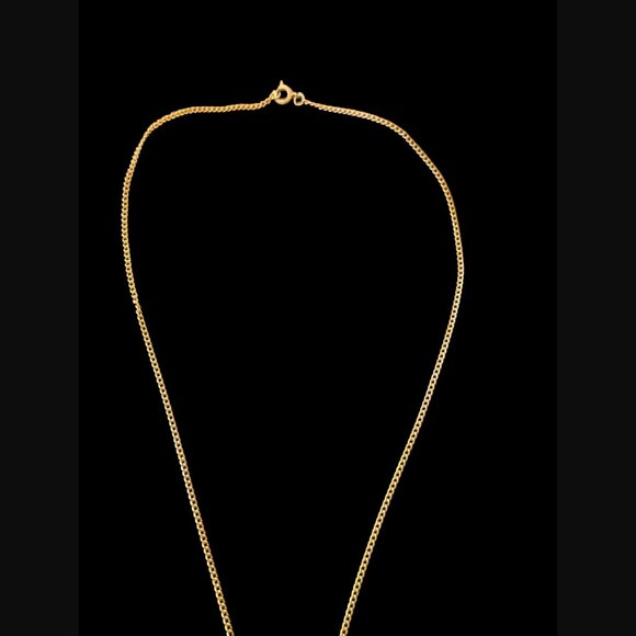 Vintage 1970's Zodiac Capricorn Gold Tone 46mm Pendant 24" Chain Necklace - Picture 9 of 9